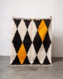 Damir - Black, Cream & Turmeric Rug