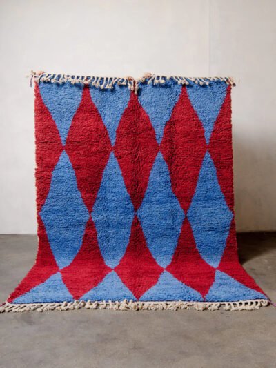 Damir - blue & Red Rug