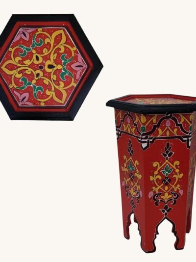 Moroccan Red round table